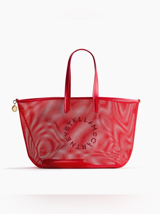 H&M Handbags - Hm Stella McCartney red large mesh tote bag